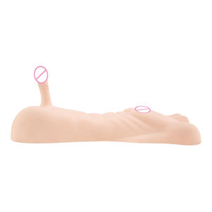 Realistische 12.5Kg Vrouwen Torso <span class=keywords><strong>Sex</strong></span> Pop Voor Vrouwen Homo Speelgoed Half Lichaam Mannelijke Torso Met Grote Dildo Tight Anal Voor Mannen Homo Koppel - Product Image 5