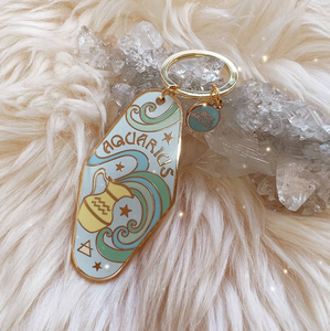 Llavero de esmalte al por mayor con los 12 signos del zodíaco, dijes de joyería y colgantes decorativos de horóscopo y astrología - Product Image 5