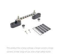 Barre de distribution avec couvercle, bloc de distribution d'alimentation 12V pour camping-car et bateau