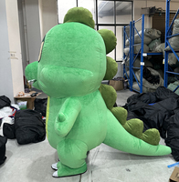Quantité minimale de commande 1 pièces personnage de dessin animé promotionnel gonflable Dragon mascotte Costume carnaval effectuer spectacle pour adulte