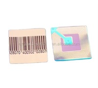 Étiquette antivol flexible à code-barres pour supermarchés, système antivol électronique, étiquette DR en plastique 8,2 MHz 30x40 mm, homologuée CE/ISO