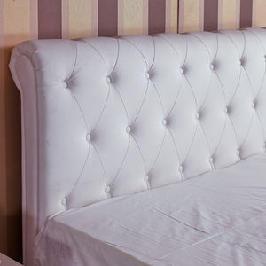 Hot <strong>Sale</strong> Modern Home Furniture Hotel <strong>Bed</strong> Luxury Big <strong>Sleigh</strong> Faux Leather King <strong>Bed</strong> - Product Image 3