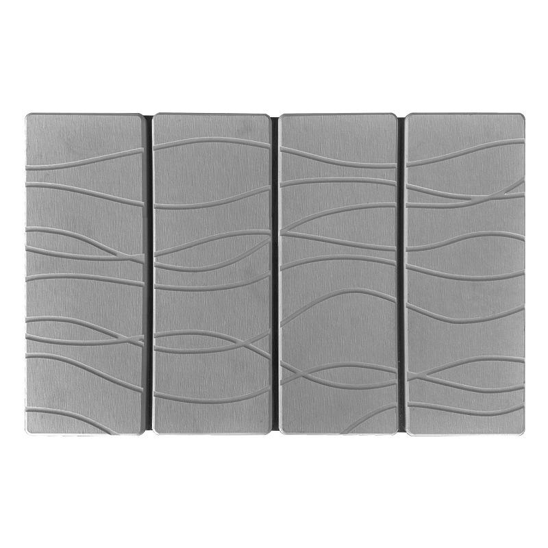 Gris vague sculpté quadruple