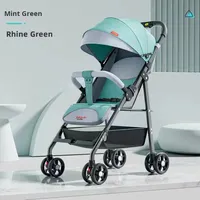 Poussette Bébé Mishore en Promotion, Pliage Ultra-Léger à un Bouton, Siège et Position Allongée, Métal Amortissant, Haut de Gamme, Pliable, 20KG