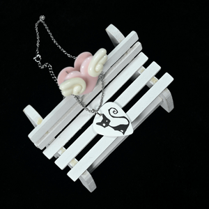 Delicata Collana Personalizzata a Forma di Plettro <span class=keywords><strong>con</strong></span> Incisione Iniziale Personalizzata, Regalo Speciale per Anniversario Musicale per Lei - Product Image 2