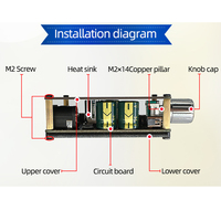 100W 5.0 carte d'amplificateur de puissance numérique pour haut-parleur AUX 2.0 CH stéréo musique à domicile Module sans fil Audio amplificateur audio
