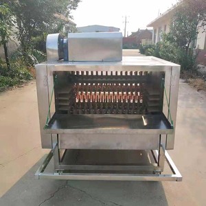 Plumeuse à haute vitesse pour volailles, machine à plumer les poulets, cailles et pigeons, échaudeuse 200-300 oiseaux/lot - Product Image 2