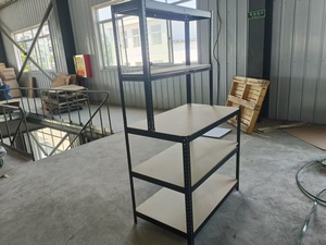 Estantería Metálica de 5 Niveles para Almacén, con Banco de Trabajo, Diseño sin Pernos, Recubrimiento en Polvo, Gran Oferta - Product Image 4