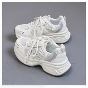 Zapatillas Deportivas de Plataforma con Cordones para Mujer, Ligeras, Transpirables, Estilo Casual para Caminar, Diseño Antideslizante para Otoño - Product Image 6