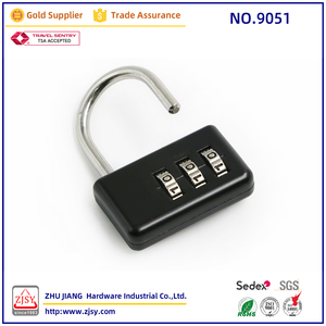 Candado de Seguridad para Maletas de Viaje de Aleación de Zinc 9051, Candado de Combinación de 3 Dígitos, Candado para Equipaje - Product Image 2