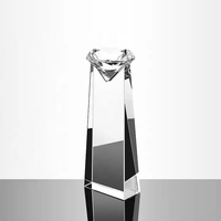 Trophée en cristal, récompenses de compétition d'équipe, trophée en diamant personnalisé créatif, souvenir en cristal de haute qualité