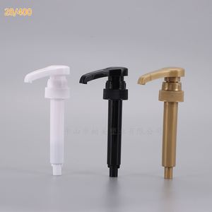 SY 28mm Gold Plastic <b>Coffee</b> Syrup Dispenser Pump Compatible 25.4 Oz/ 750ml Bottles Flavoring Syrup Pump for 28mm Gold Plastic - Product Image 4