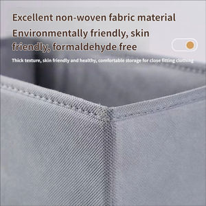 不織布収納ボックスセット 8/12個 折りたたみ式収納ケース 衣類 おもちゃ 家庭用品用 - Product Image 3