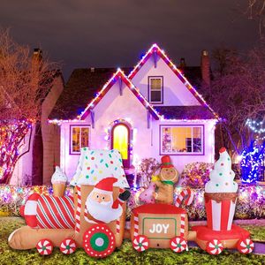 <span class=keywords><strong>D</strong></span>écoration de voiture gonflable de Noël personnalisable pour l'extérieur, avec motif de <span class=keywords><strong>bonhomme</strong></span> <span class=keywords><strong>en</strong></span> <span class=keywords><strong>pain</strong></span> <span class=keywords><strong>d</strong></span>'épices, étanche IP44 et durable, 11 pieds - Product Image 5