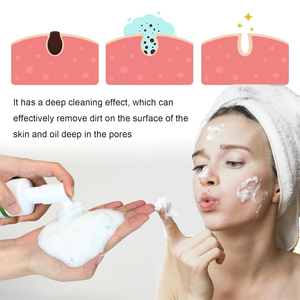 Espuma Limpiadora <span class=keywords><strong>Facial</strong></span> Suave, Mousse Exfoliante, <span class=keywords><strong>Limpiador</strong></span> de Poros, Mousse Humectante para el Cuidado de la <span class=keywords><strong>Piel</strong></span> con Cepillo para una Sensación de Frescura - Product Image 4