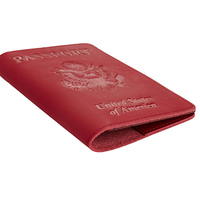 Porte-passeport JIANJI en cuir véritable lisse et léger avec plusieurs emplacements pour cartes et poche, design fonctionnel
