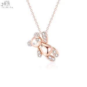Wholesale Hot Design Jewelry 925 Sterling Silver Heart Pendant Necklace for Women