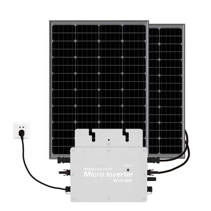 700W Micro Inverter Solar Grid Tie Micro-omvormer IP65 Wifi Controle Zelfkoeling 120/230V Automatische Identificatie Omvormers