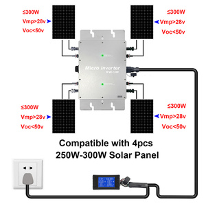 <span class=keywords><strong>Inversor</strong></span> de Conexión a Red Y&H de 1200W, Impermeable IP65, MPPT, Entrada de CC 28-50V, Salida de CA 110V/220V, Microinversor <span class=keywords><strong>Solar</strong></span> para <span class=keywords><strong>Panel</strong></span> <span class=keywords><strong>Solar</strong></span> de 30V 36V - Product Image 2