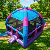 Château gonflable commercial sur mesure, modèle Princesse Bongo, grande taille, en PVC, capacité maximale 500 personnes