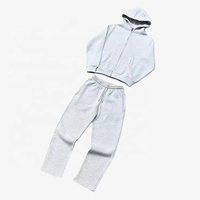 YOUMI Service OEM personnalisé 100% coton respirant Coupe ample Évacuation de l'humidité Ensemble de pantalons de survêtement et de sweats à capuche Jogging Vêtements de sport pour hommes