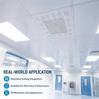 Boîtier de sortie d'air HEPA à prix compétitif pour systèmes de ventilation et de filtration d'air pour conduits de plafond de salle blanche