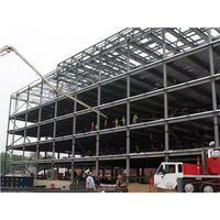 Bâtiment commercial préfabriqué en structure acier multi-étages pour bureaux et supermarchés