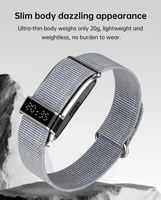 Gelang Kebugaran Kesehatan Pintar Tahan Air IP68 Layar OLED Kompatibel Android Gelang Olahraga Unisex