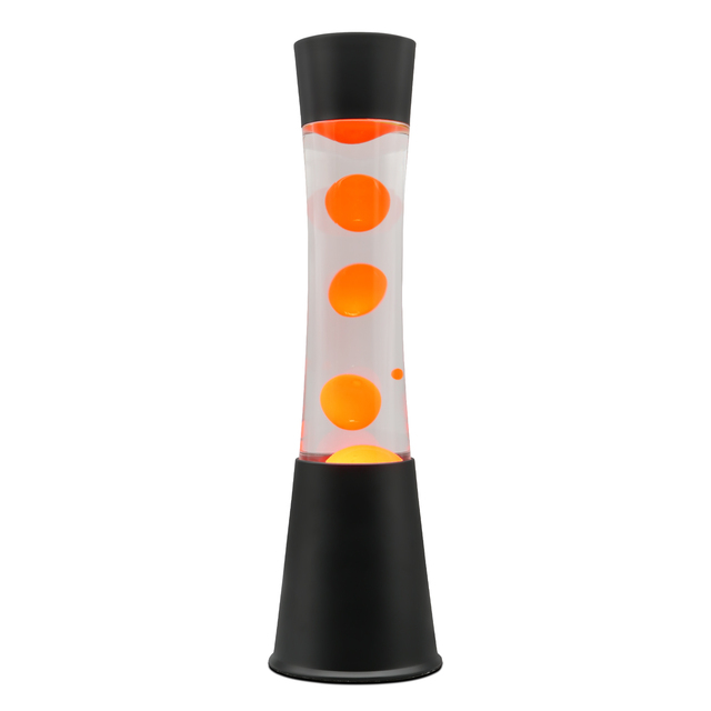 Factory Direct Supply Cone Ambient Night Light Wax Indoor Home Holiday Gift Atmosphere Black Shade clear Water Yellow lava Lamp