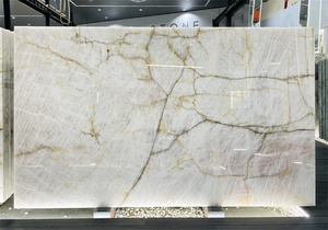 Brazil <span class=keywords><strong>cristallo</strong></span> Vàng quartzit <span class=keywords><strong>cristallo</strong></span> magnificus <span class=keywords><strong>quartzite</strong></span> slab cho nhà bếp Backlit Countertop - Product Image 2