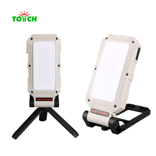 High Lumen Rechargeable Work Light Portable Solar Car Repair Light Handheld Magnet Base Lamp LED SMD Multifunctional Worklight
