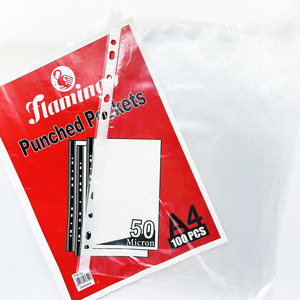 Protector de Hojas A4 Transparente Personalizado y Duradero con 11 Orificios y Superficie Lisa - Product Image 3