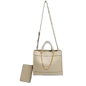 Chain Bag Custom Crossbody Shoulder Bag Fashion Women Large Capacity Gold PU Lady Bag Casual Single Lady Handbag Medium Soft