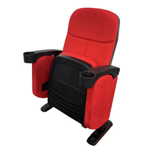Chaises de cinéma haut de gamme rouges pour auditorium, sièges de cinéma pour grands studios – Vente directe fabricant - Product Image 6