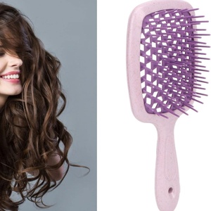 Nouvel arrivage : Ensemble de brosses et peignes pour cheveux, comprenant un masseur de cuir chevelu, un peigne, un vaporisateur, une brosse lissante en silicone et une brosse de lavage capillaire - Product Image 6