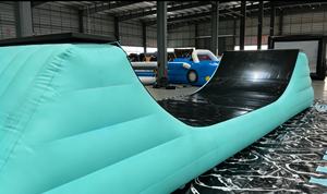 Rampe de vélo gonflable, rampes de skateboard gonflables et airbags d'atterrissage pour vélos pour parcs de skate en plein air - Product Image 5