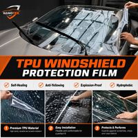 Film Kaca Depan Anti Gores Nano Keramik Penolak Panas Tinggi 99% Pemblokiran UV Tinting Jendela Surya Visibilitas Jernih Garansi 5 Tahun