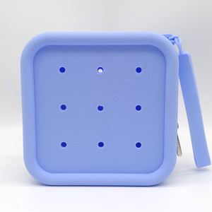 Monedero de Silicona Resistente al Agua de Alta Calidad, Anti-Robo, Portátil, Unisex, de 12.5cm X 12.5cm, Perforado, para DIY - Product Image 4