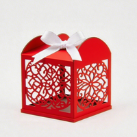 Boîte à bonbons personnalisée, exquise, avec estampage doré, gaufrage, creuse, pour emballages de bonbons, cadeaux alimentaires pour mariage et fête, décor personnalisable