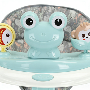 Nouveauté : Trotteur interactif 4-en-1 pour bébé avec dossier haut, musique et éclairage, pour usage domestique - Product Image 2