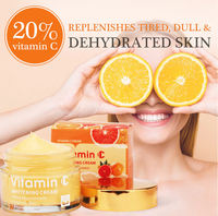 Crème pour le visage à la vitamine C et à l'aloe vera, blanchissante, anti-âge, anti-acné, anti-taches brunes, correcteur de taches, pour tous les types de peau, en gros