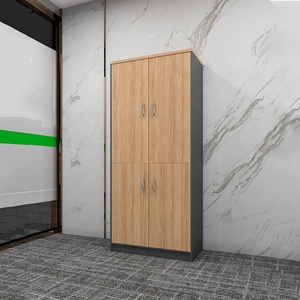 Librería Moderna y Sencilla de Madera con Puerta de Vidrio - Product Image 3