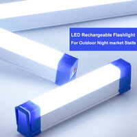 Lanterne de Camping à LED avec aimant, Rechargeable, lampe de marché nocturne, lampes de poche d'extérieur, lampes de tente, éclairage de réparation