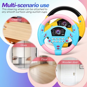 Volante de Juguete para Niños, Juego de Carreras, Controlador de Conducción, Educación Temprana, Volante de Simulación con Luz - Product Image 3