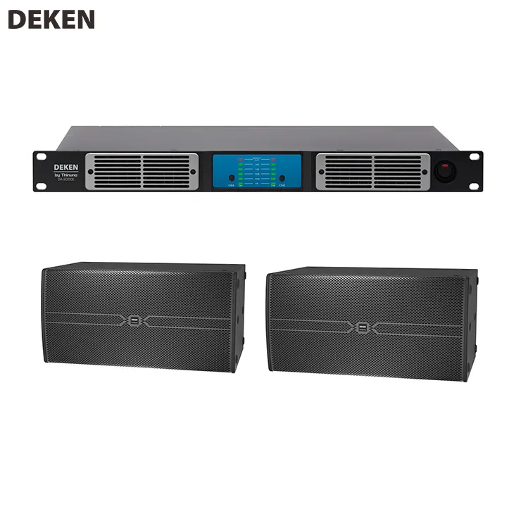 DEKEN DA-3500E 핫 세일 전문 디지털 앰프 클래스 D 2ohm 추천 7500w 파워 앰프 전문 무대 쇼