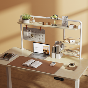 Klemmregal Für Drucker - Schreibtisch Erweiterung Weiß 30x50cm Büro Organizer