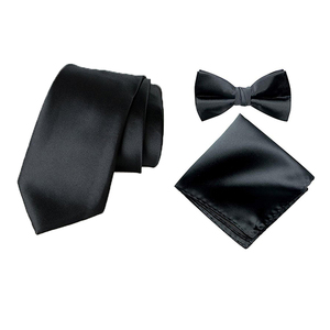 <strong>Mens</strong> Formal Wedding Ties &amp; Pocket Square Set 100% Polyester Anti-Pilling Durable Quick Dry Purple Many Colors Wholesale - Product Image 6