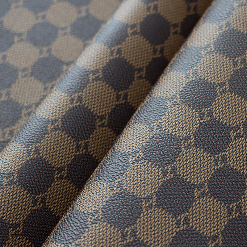 1.0mm Customize Digital Print Synthetic Artificial Leather Fabric Material Faux Leather Designer Fabrics for Handbag