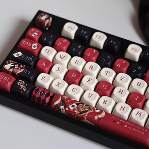 Retro Alice Keycap 138 Keys Theme Keycaps <strong>Cool</strong> Custom PBT Cherry Keycap Sublimation for MX Switches Mechanical <strong>Keyboard</strong> <strong>Cap</strong> - Product Image 4