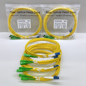 Cable de Fibra Óptica Dúplex SC APC LC UPC de Baja Pérdida de Inserción, Precio de Fábrica, con Cubierta LSZH de 3.0mm para FTTH y Centros de Datos - Product Image 1